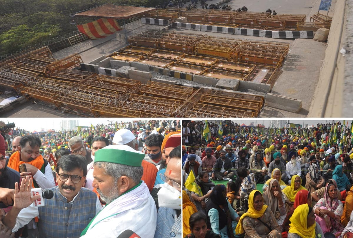 Farmers protest live updates 2 February singhu tikri ghazipur borders turn in fort traffic jam in delhi ncr 6 february road block call by farmers