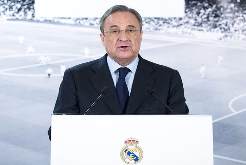 real madrid president Florentino Perez tests positive for Covid-19