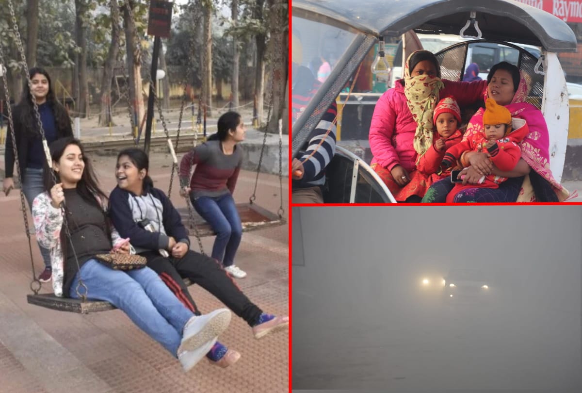 Gorakhpur weather update with rain cold and fog news