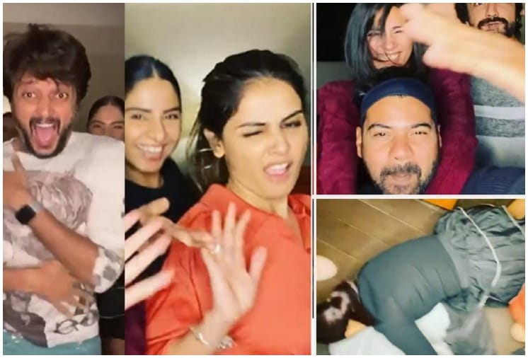 genelia riteish deshmukh dance video: Riteish Deshmukh Genelia Dsouza Latest Dance Video on Zhingat Goes Viral
