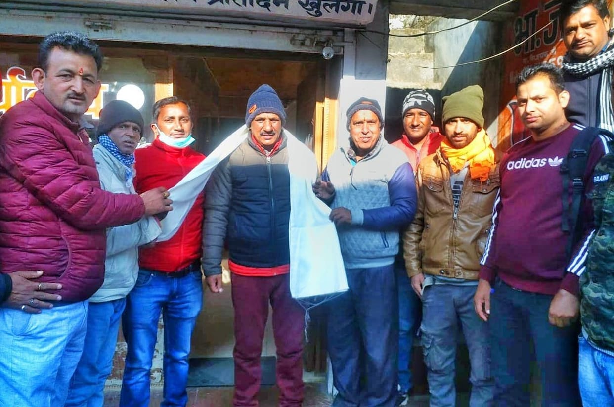 MLA honored for taking road to Majheda village