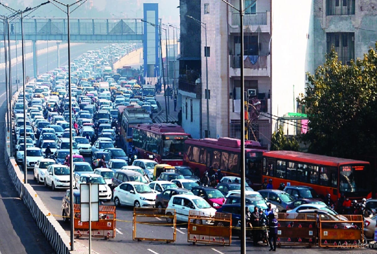 Enormous checking and diversion caused a huge jam