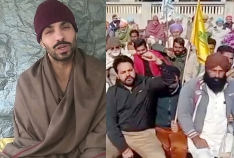 Delhi violence : People of Deep sidhu ancestral village came in his support