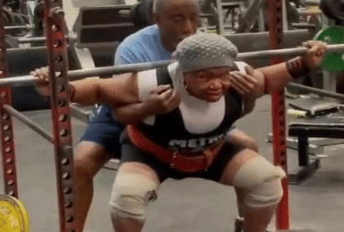 Powerlifter Nora Langdon Crushes 159-Kilogram (350.5-Pound) Squat At Age 78