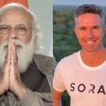पीएम मोदी, केविन पीटरसन