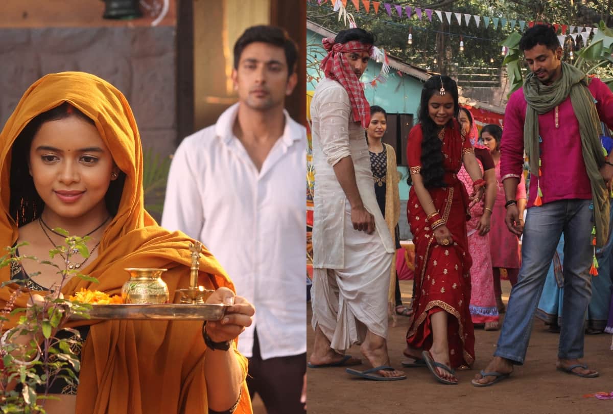 Shooting Report serial apna time bhi aayega set like uttar Pradesh village in mumbai