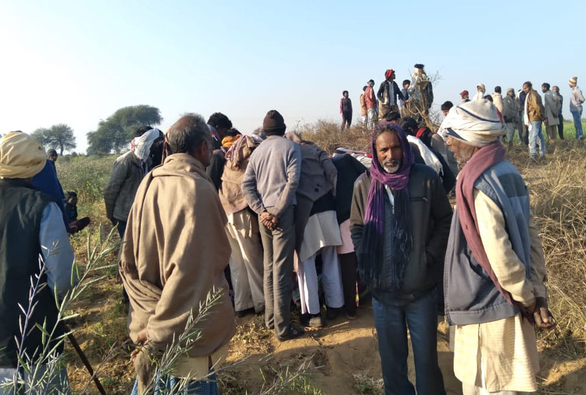 farmer died due to electric shock in jalaun