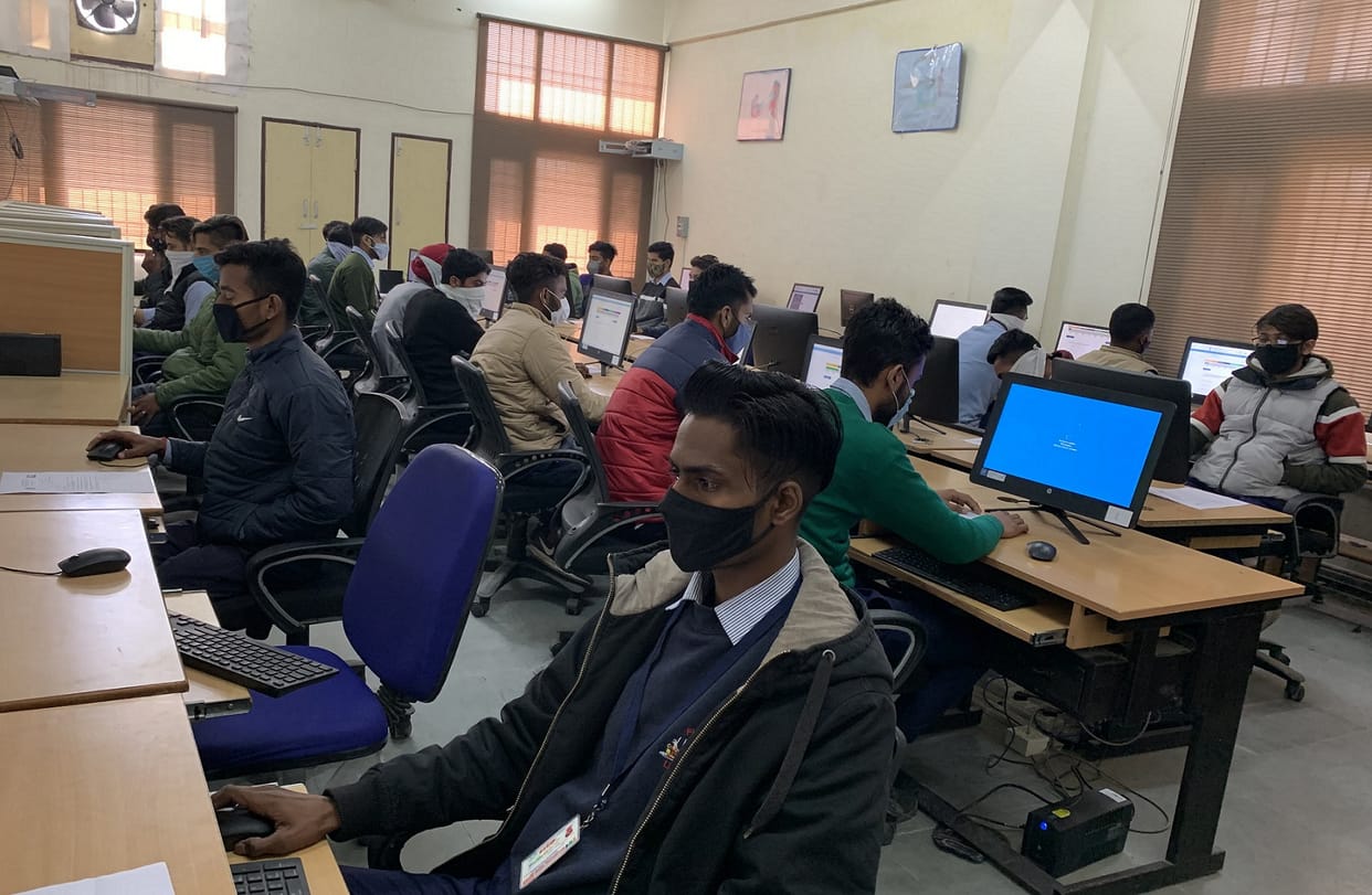 120 students ITI examination