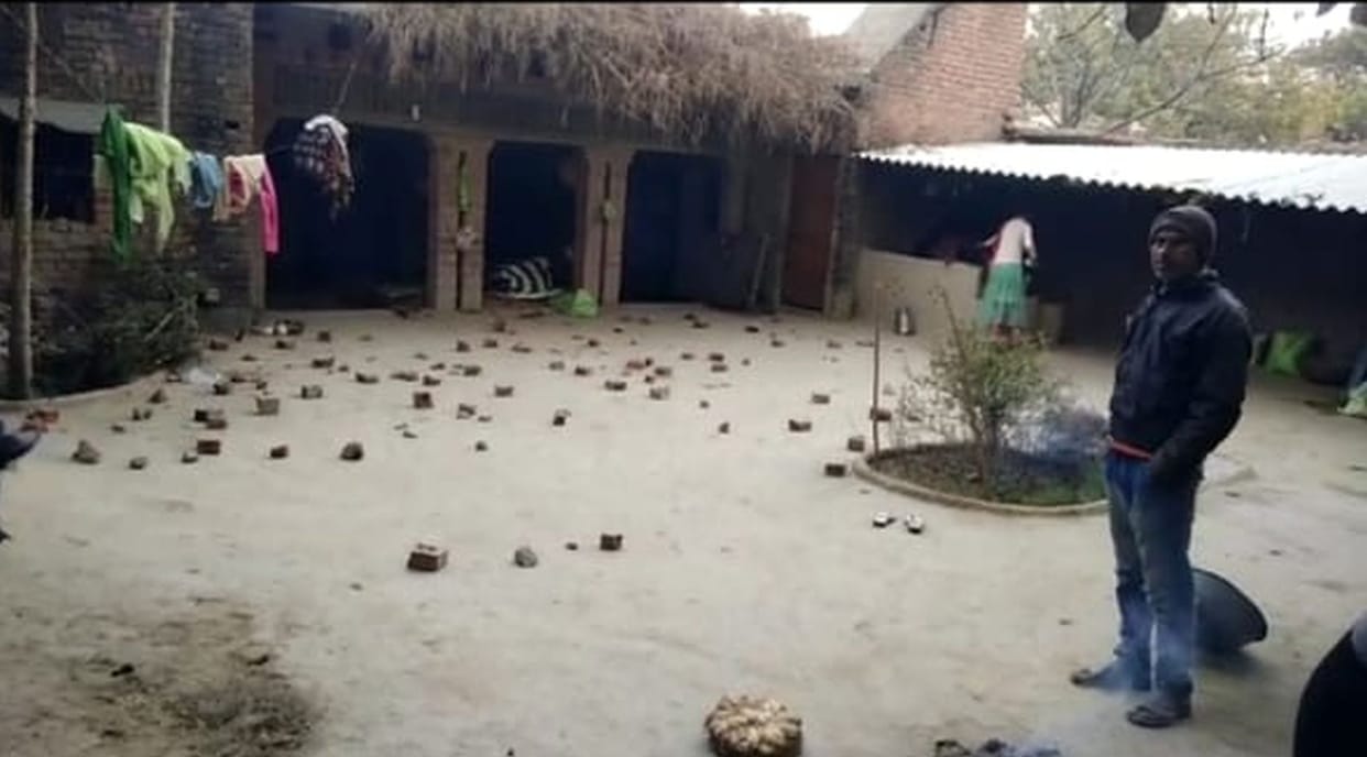 Bullets, stones pelted in land dispute