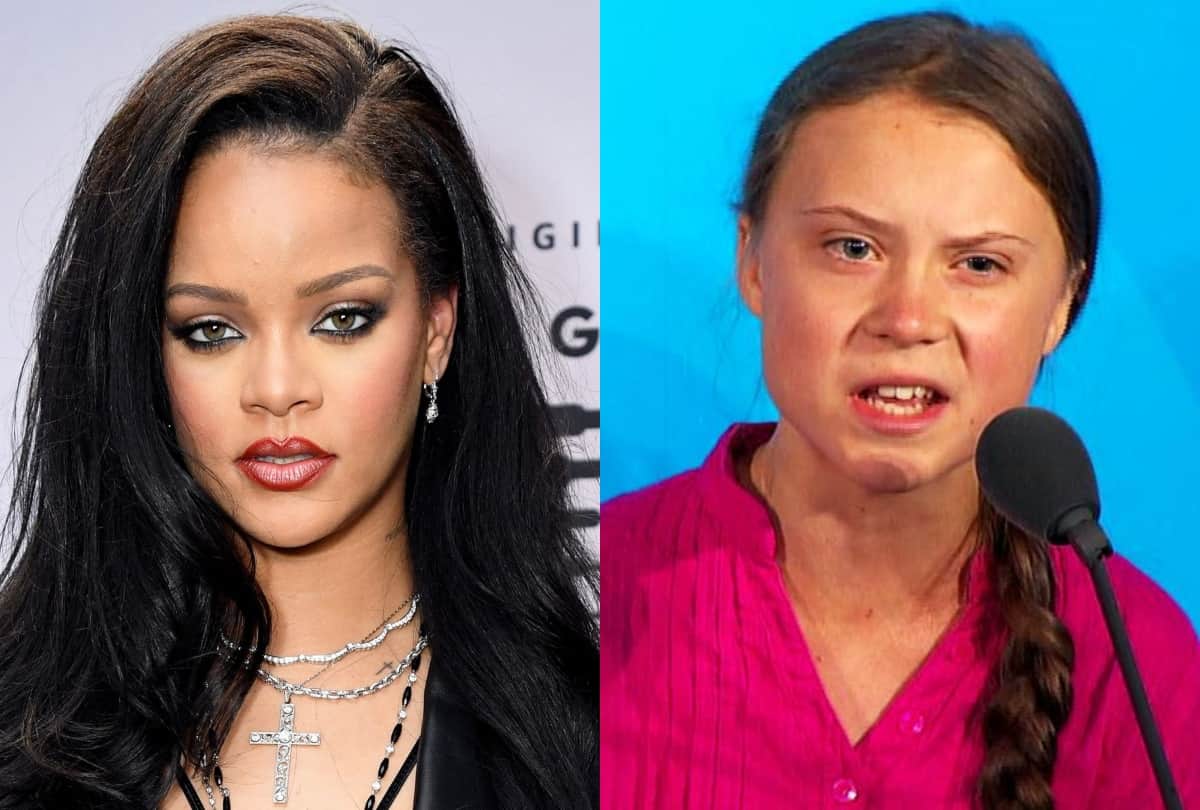 Rihanna support farmers protest in india Rihanna to greta Thunberg international attention