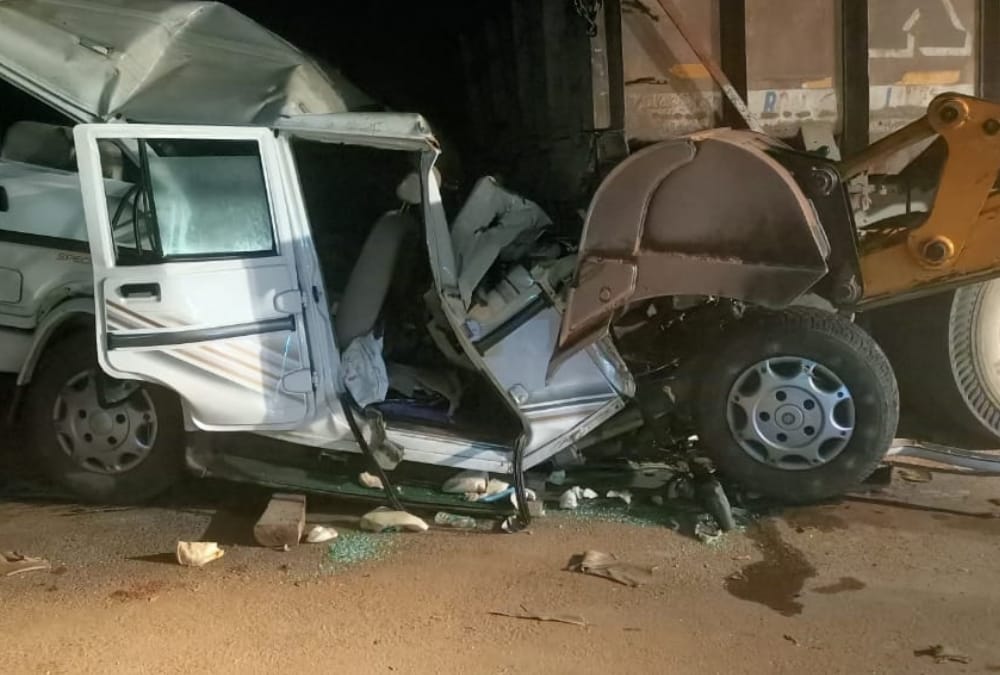 Two accidents in Bahraich because of fog.