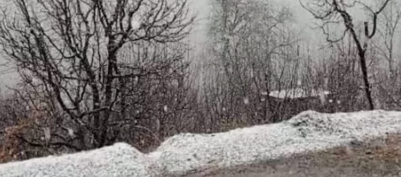 fress snowfall in bharmour pangi hills