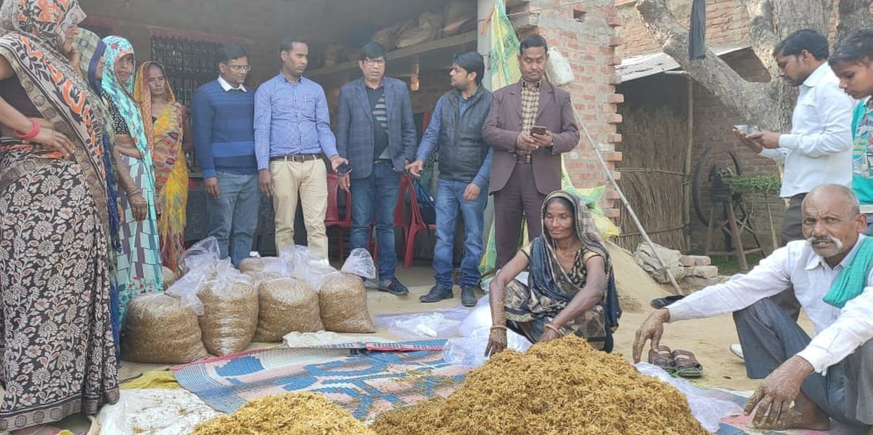 woman farmers earn money by mashroom crop