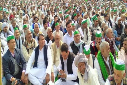 Bhartiya Kisan Union President Naresh Tikait Maha Panchayat In Mathura