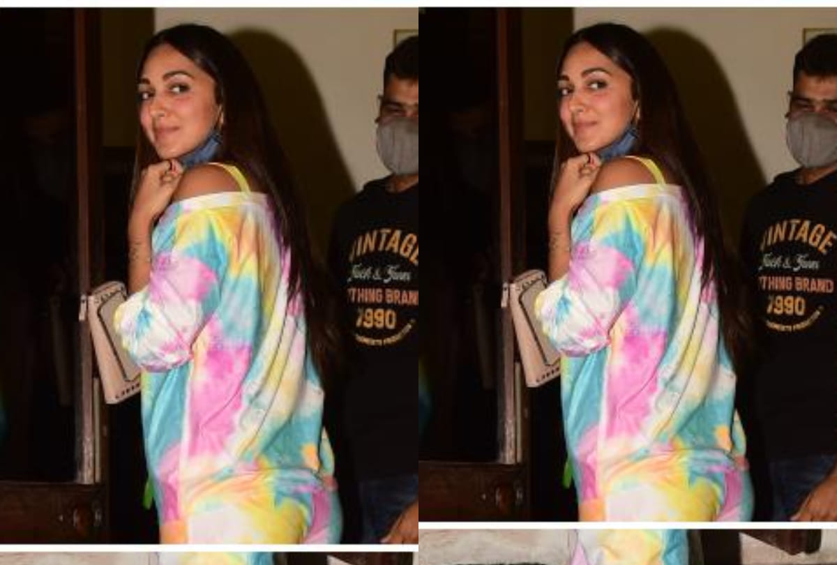 kiara advani in tie dye tracksuit for recent outing