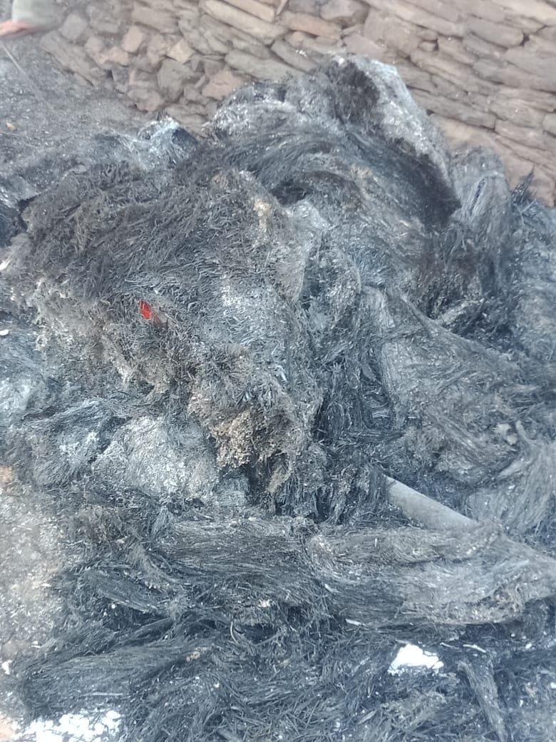 Uncontrollable forest fires reached Janta village