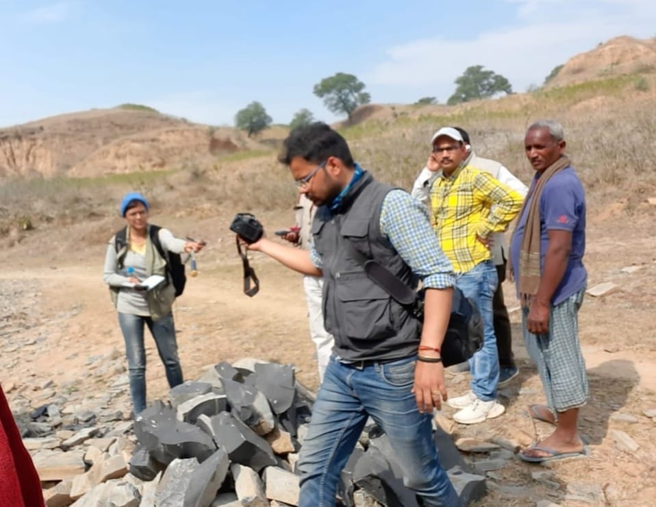 Research on UP-MP border stones started