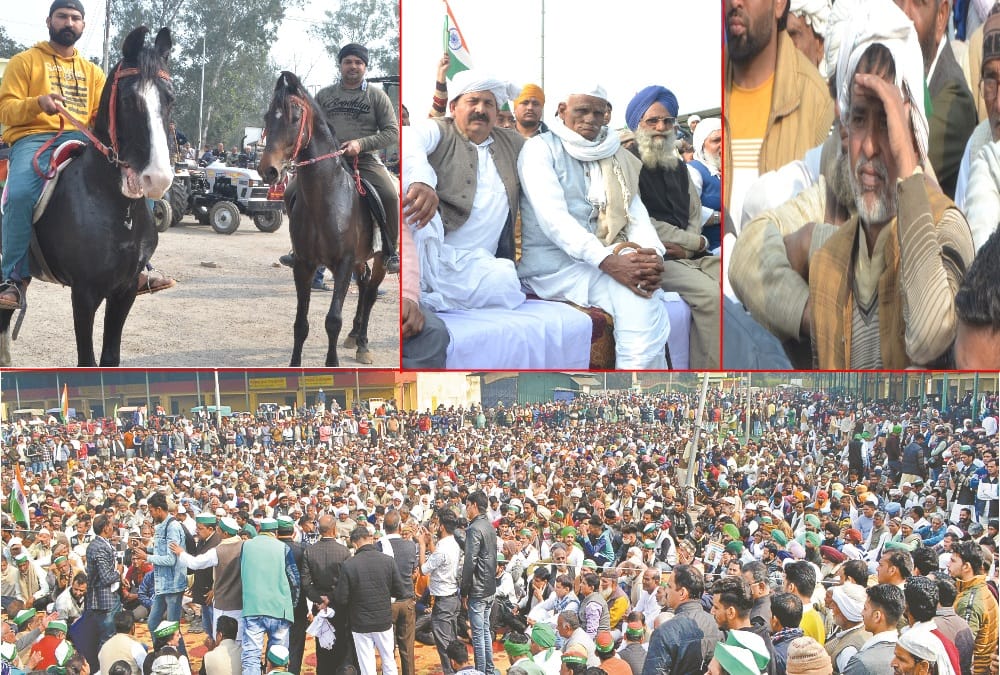 Farmers Protest in Uttarakhand : Kisan Mahapanchayat in Manglour Photos