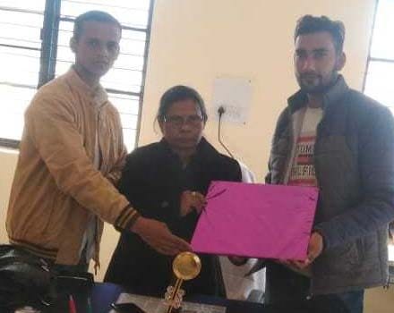 After one year, Principal got Devidhura degree college