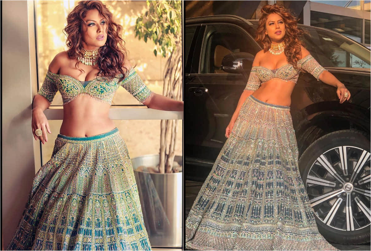 Nia Sharma's sultry lehenga choli look wows fans