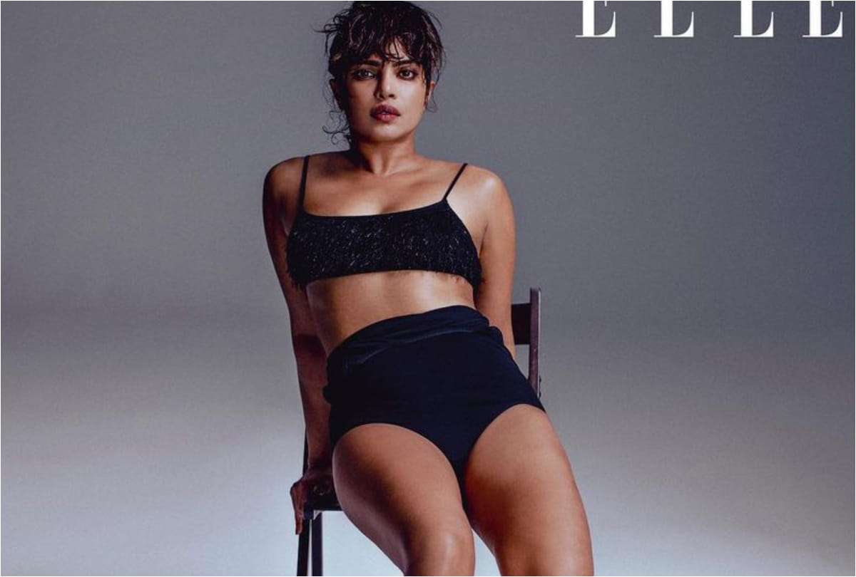 priyanka chopra new bold photoshoot for elle magazine cover 2021