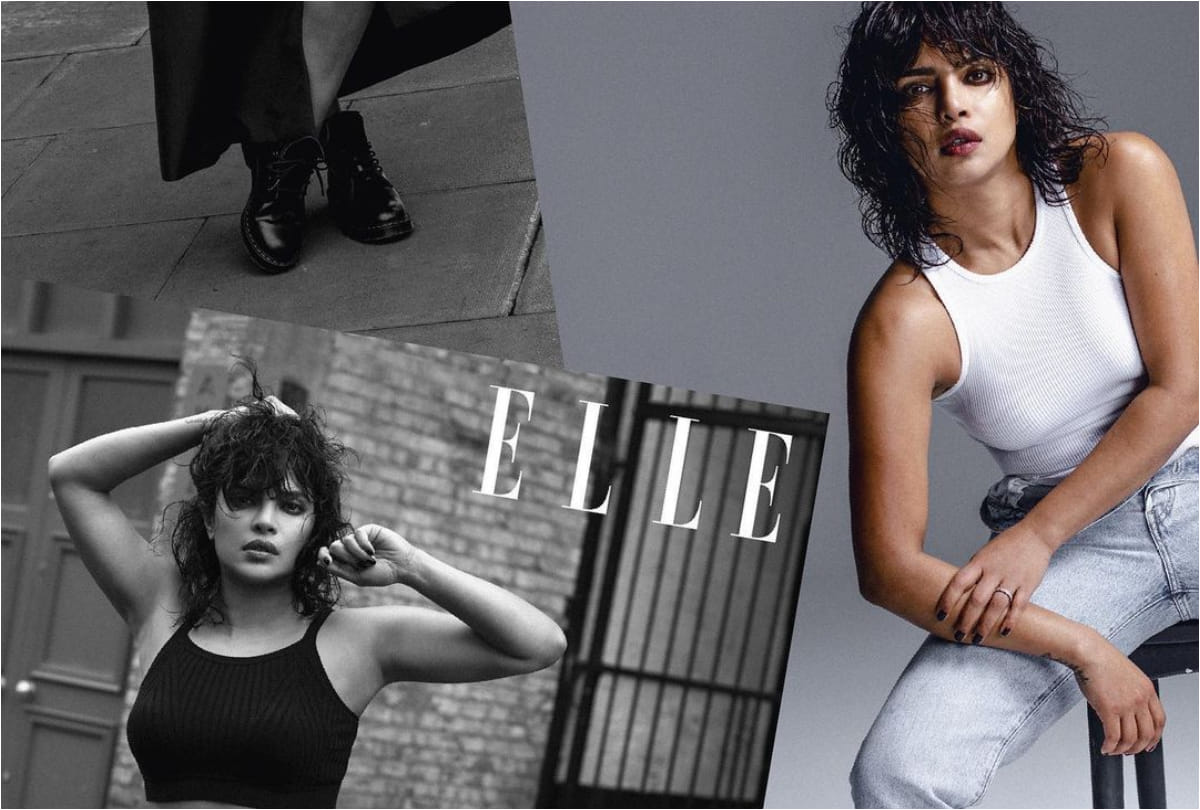 priyanka chopra new bold photoshoot for elle magazine cover 2021