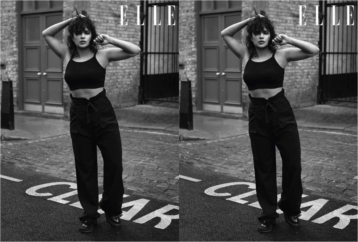 priyanka chopra new bold photoshoot for elle magazine cover 2021