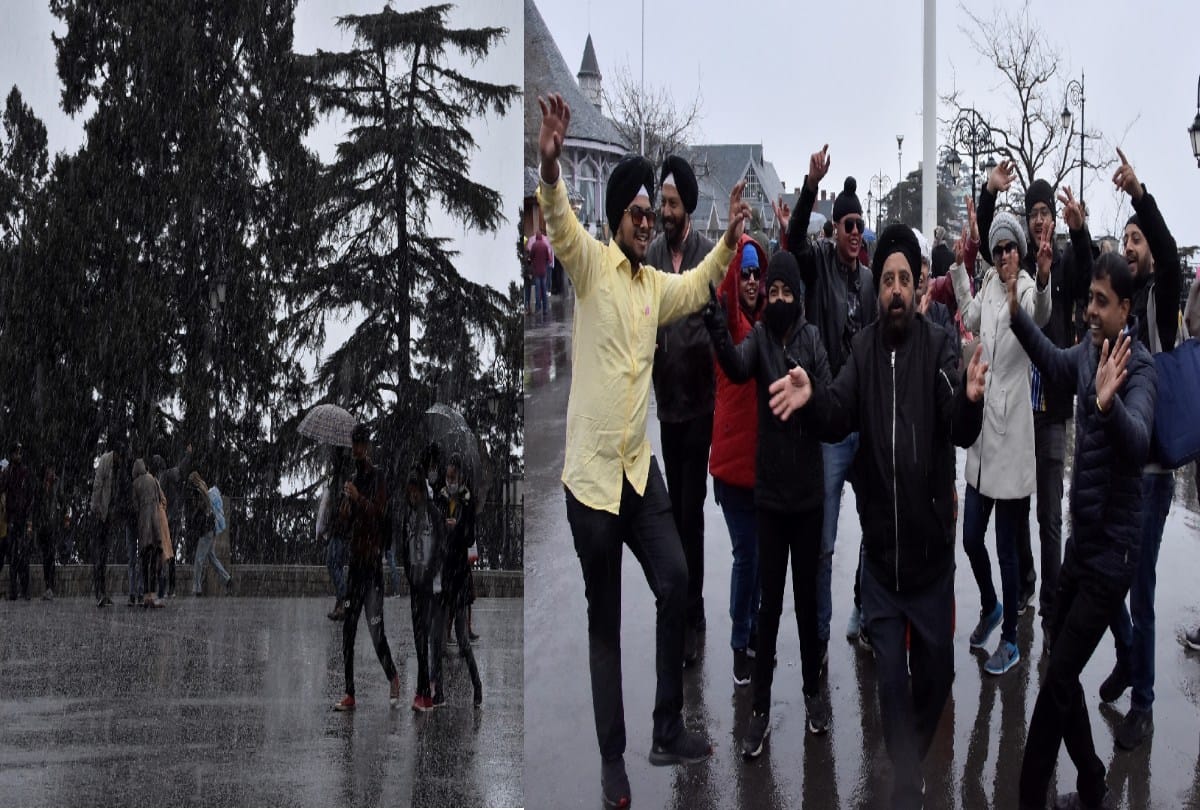 Snowfall in Himachal pradesh, tourist enjoyed snow in shimla, manali