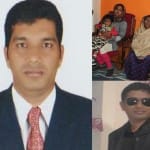 मनीष पाल की फाइल फोटो, उनके माता-पिता व पत्नी