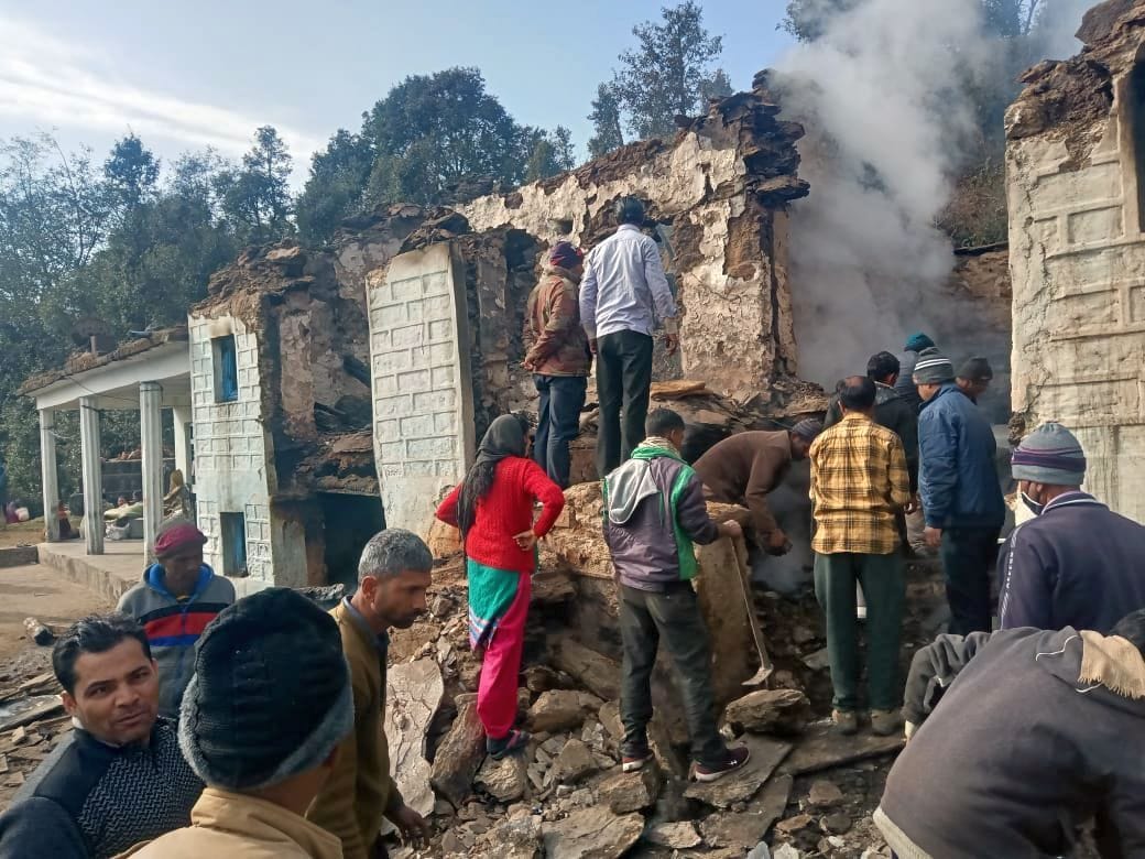 Fire in Home of Nagilagaon