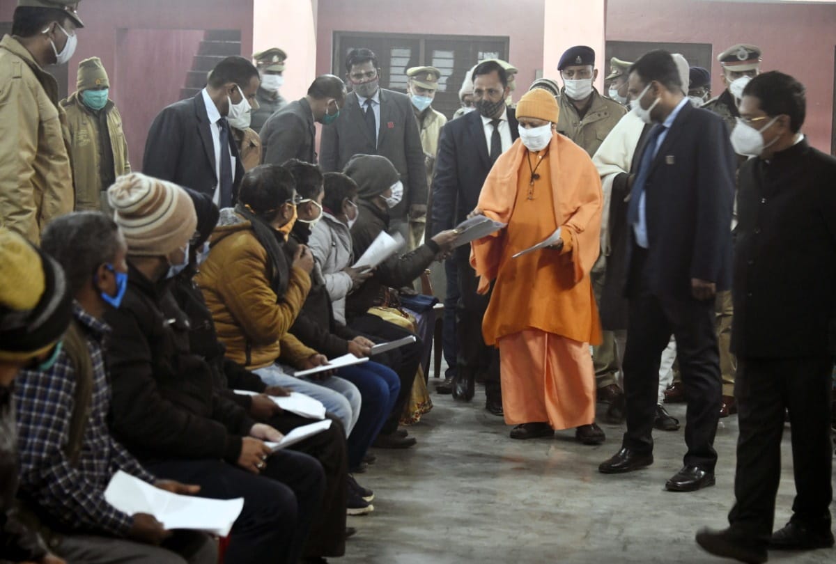 Police action taken within an hour against land mafia after Complaint CM Yogi Janta Darbar