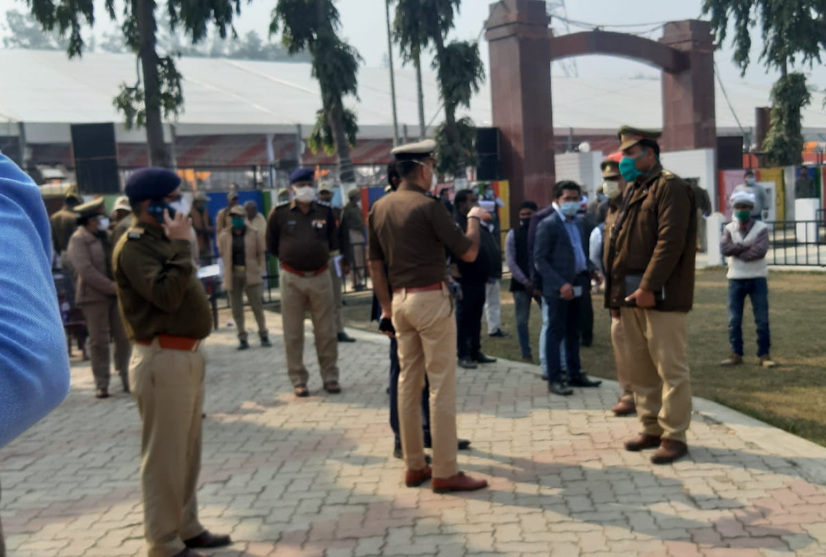 Chauri chaura Centenary year celebration Security arrangements on Martyrs Memorial