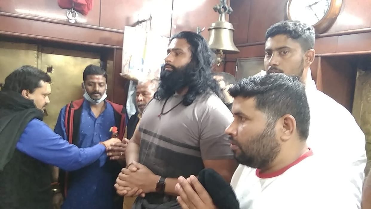 wrestler rinku in varanasi