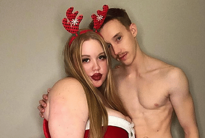 117 kg woman finds love half size fitness trainer