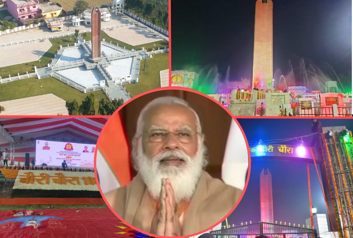 Narendra Modi Inauguration to Chauri Chaura Mahotsav in gorakhpur honored to farmer