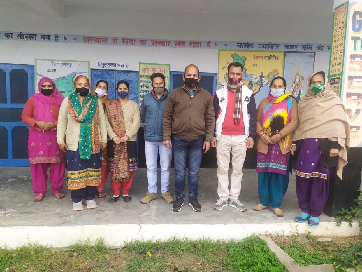 for best performance bagheda school hamirpur selected