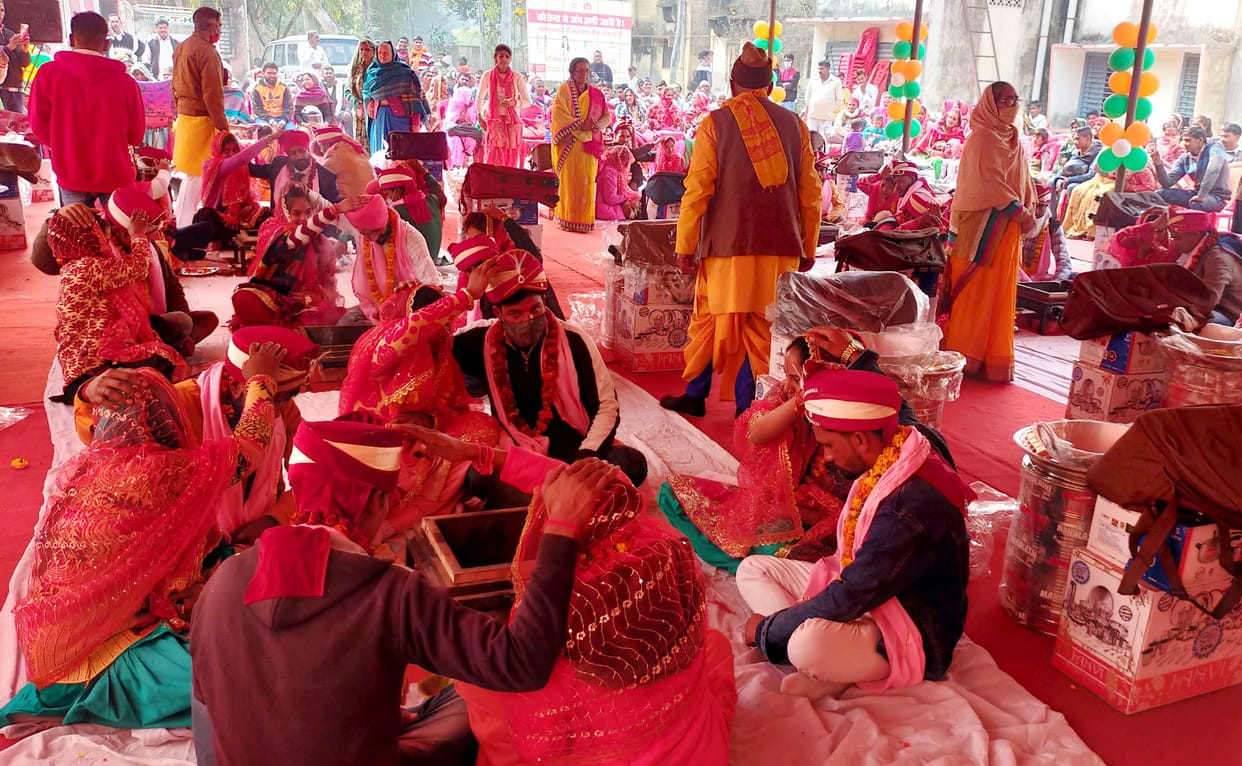 Chief Minister Group Marriage Scheme Haldore Bijnor