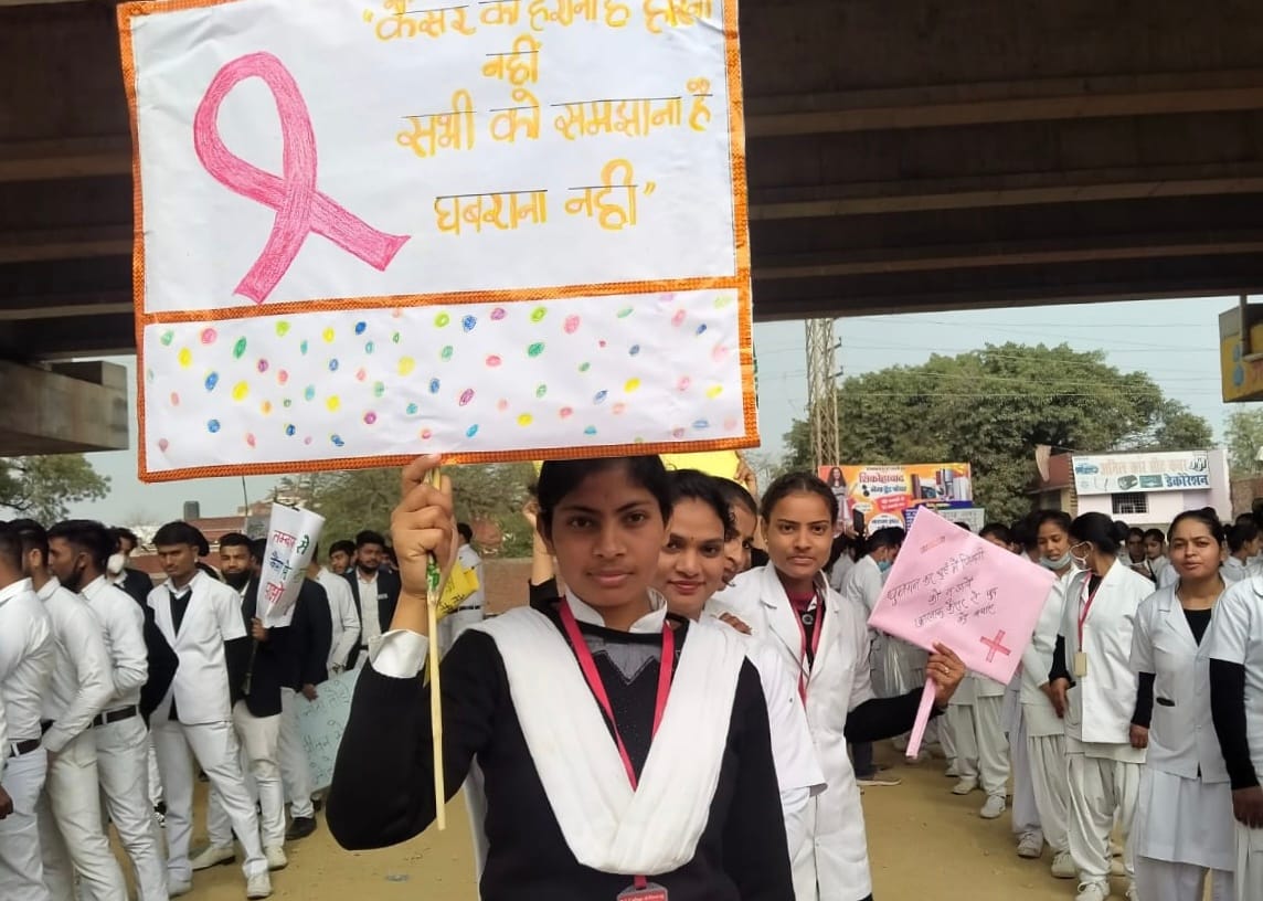 Awareness rally held on World Cancer Day