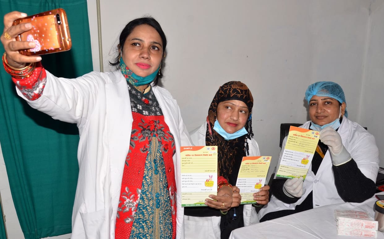 Less than 12% vaccination in JN Medical College
