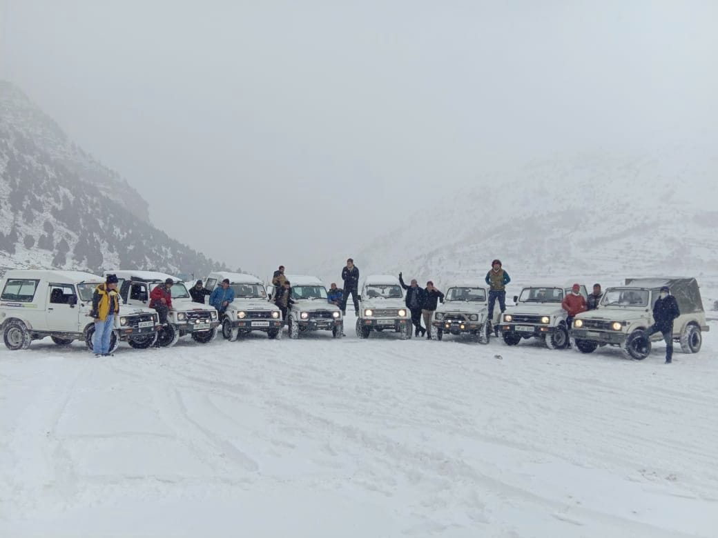 Snow-ride rally held at Snow Festival