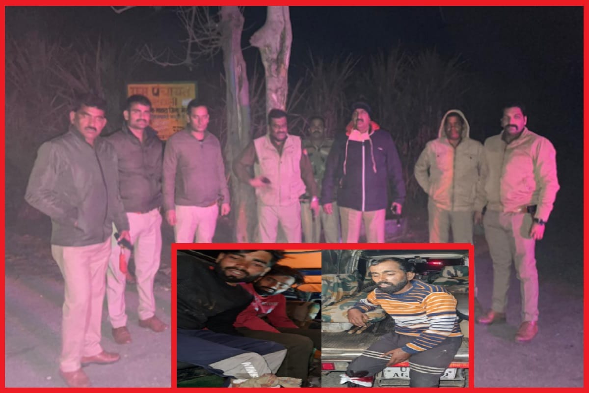 Encounter in Kitthor area of Meerut and four crooks arrested including three injured
