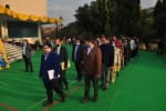 बुंदेलविश्व विद्यालय में राज्यपाल के आने पर निकाली जाने वाली दीक्षांत समारोह की शोभा यात्रा की ?
