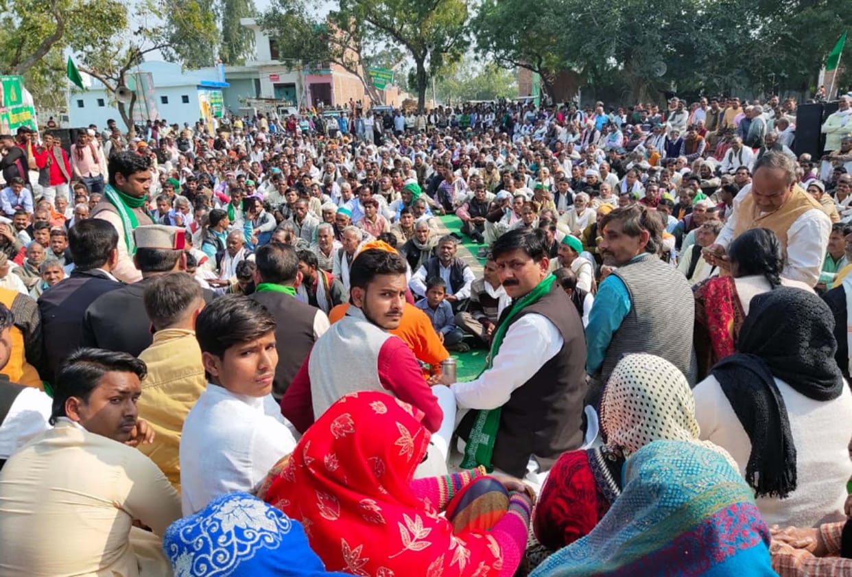 farmer says, if govt. not returen the bill than delhi chilla border will be siege