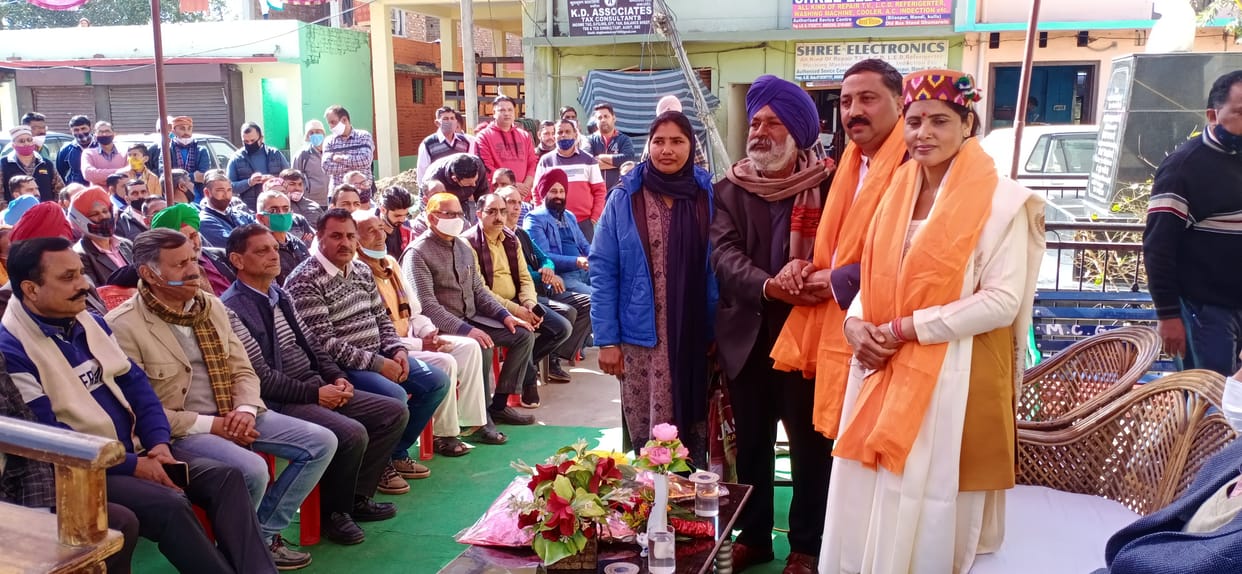 oath of nagar parishad president and wise president in ghumarwi