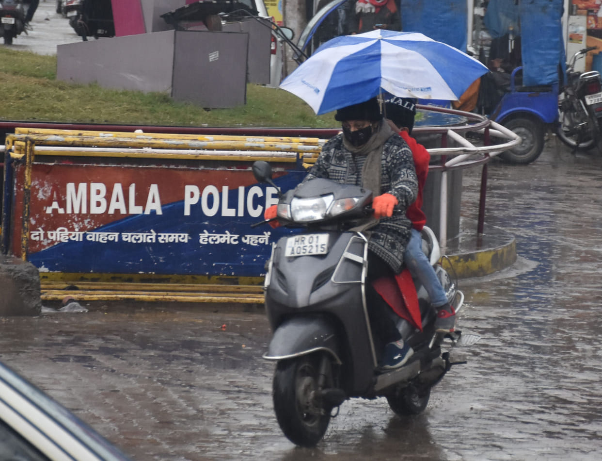 22.8 MM rain in ambala