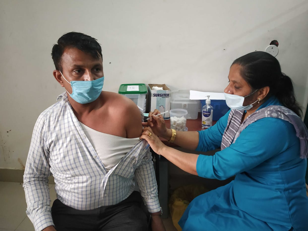 If the name did not appear in the list, the workers returned without getting vaccinated
