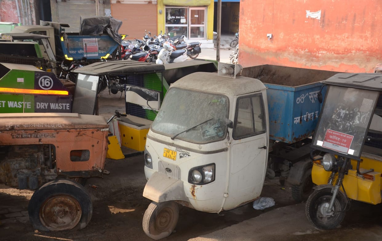 Secretary asked for the details of vehicles standing poorly from the cleaning branch