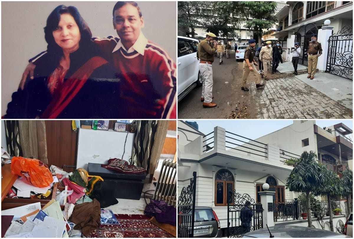 miscreants looted old couple in Greater Noida after killing them