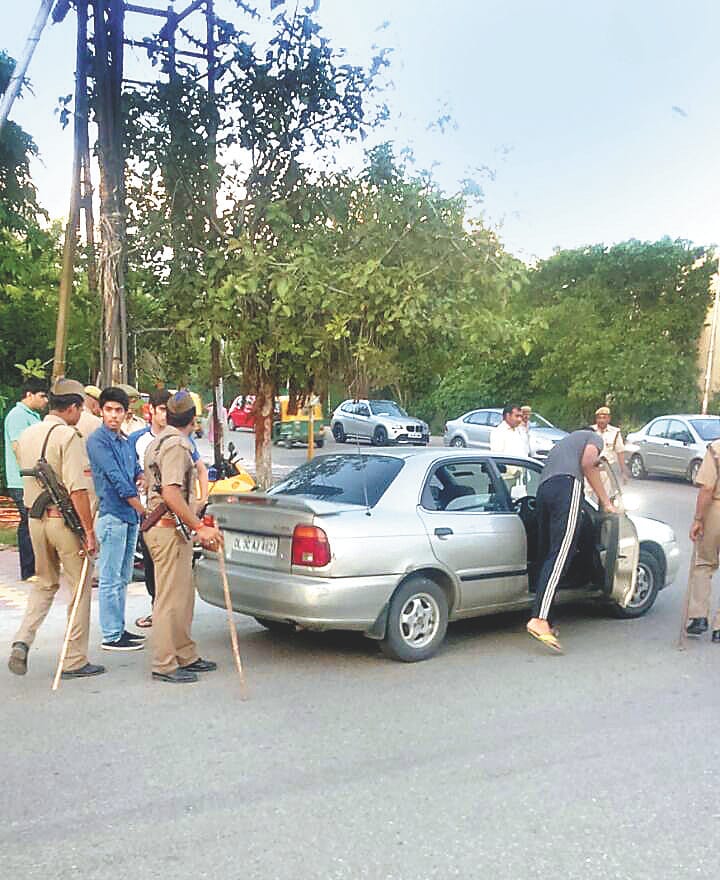 farmer agitation : police alert