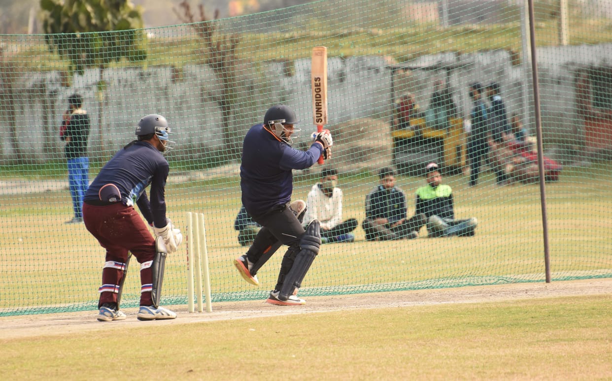 Vijay Hazare Trophy: Players shed sweat on GGM Science College ground